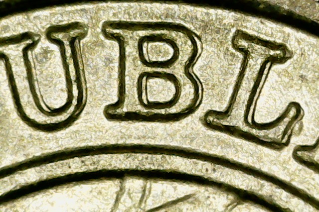 1950-Paraguay-1-Centisimo-DDO-/-DDR-Nice-Doubling.
